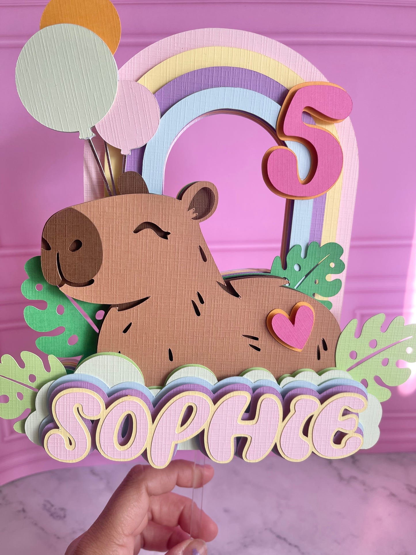 Capybara Caketopper