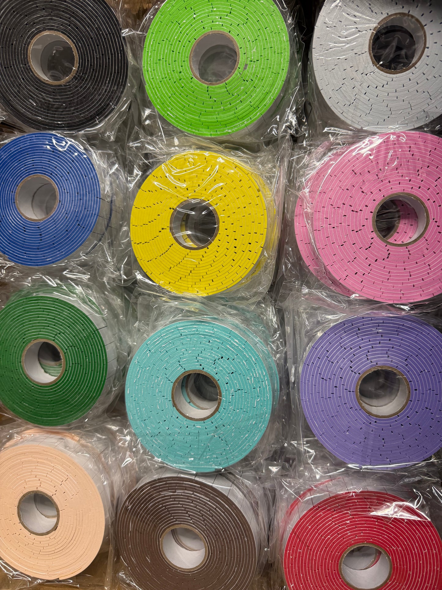 Variety Pack 2 mm Foam Tape (set of 12 rolls)