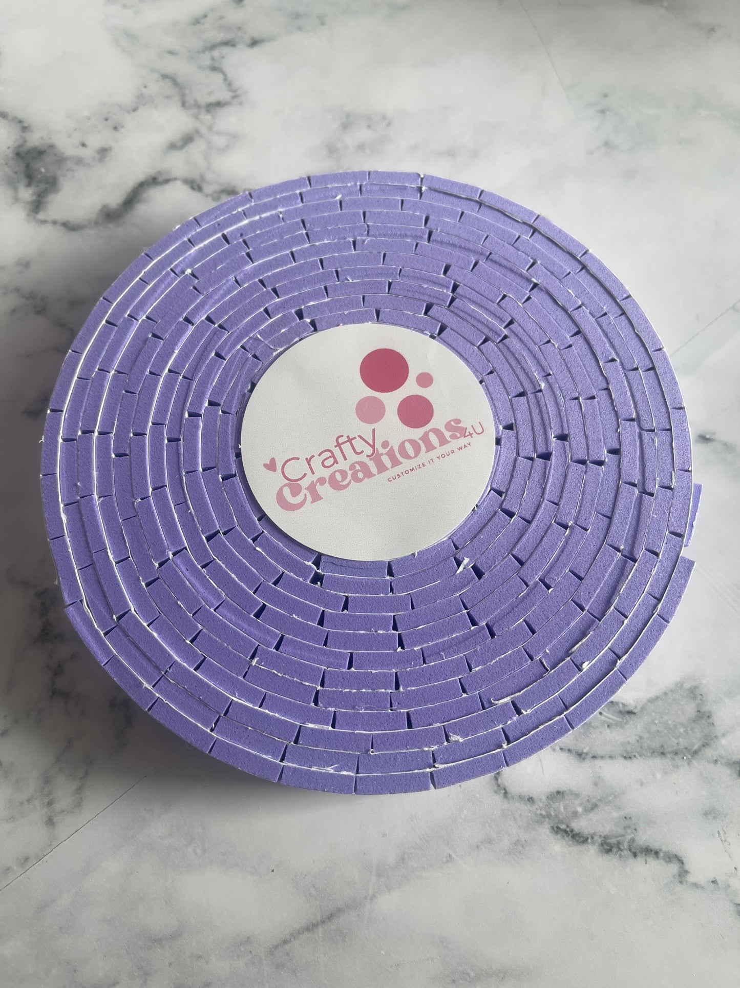Double Side Foam Tape (3mm) Purple