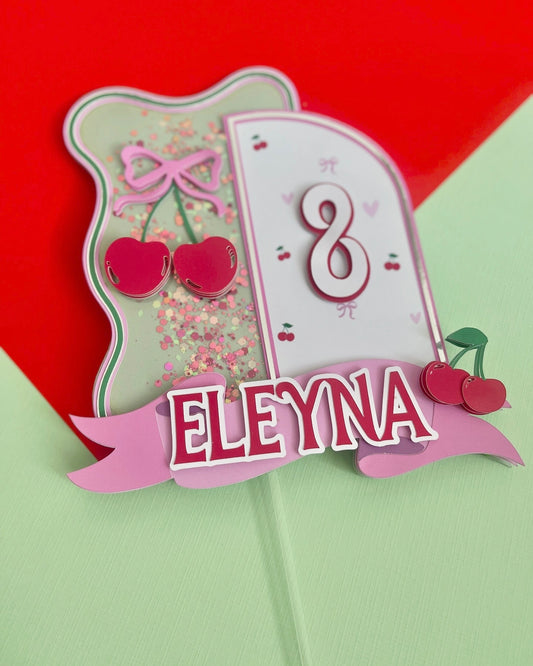 Cherry Coquette Caketopper