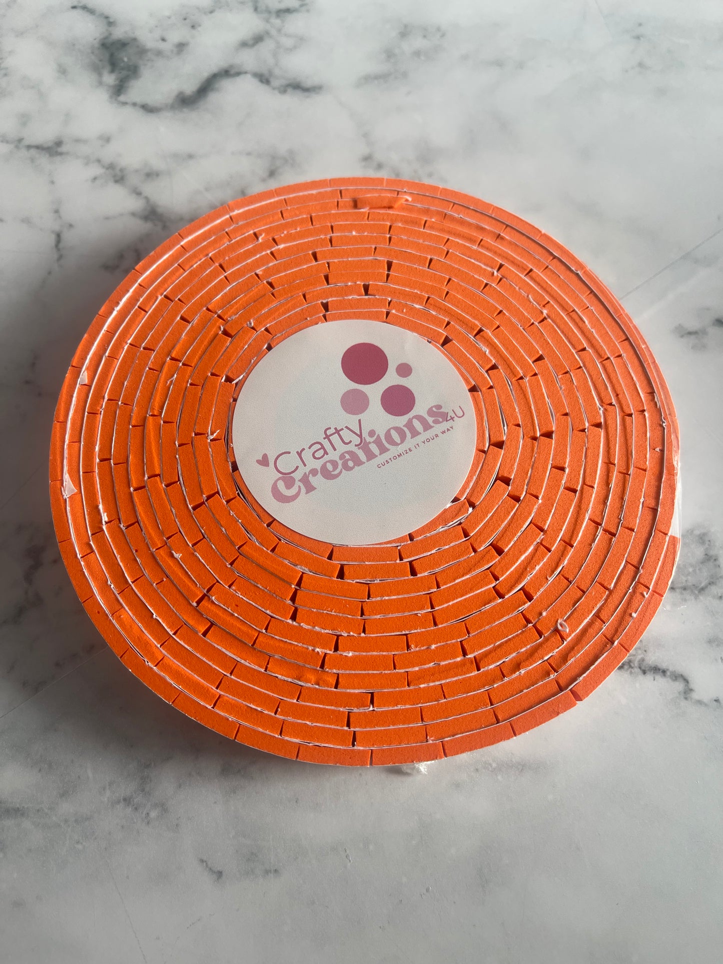 Double Side Foam Tape (3mm) Orange