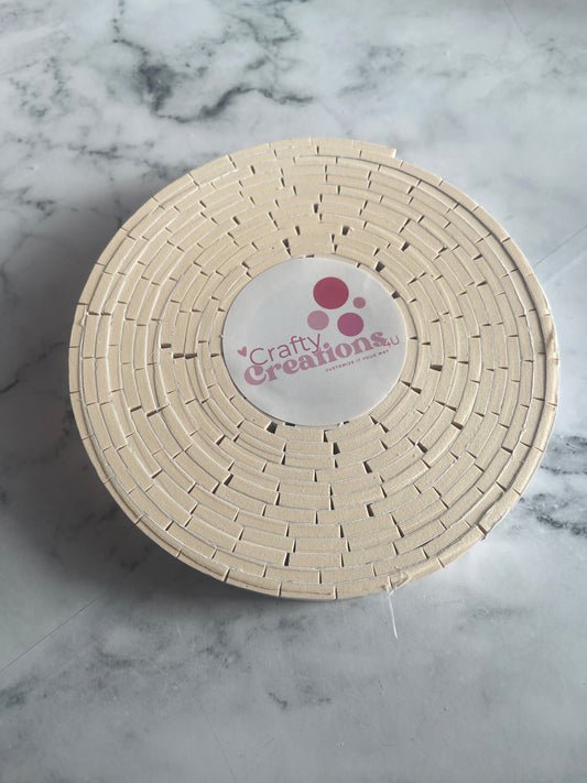 Double Side Foam Tape (3mm) Beige