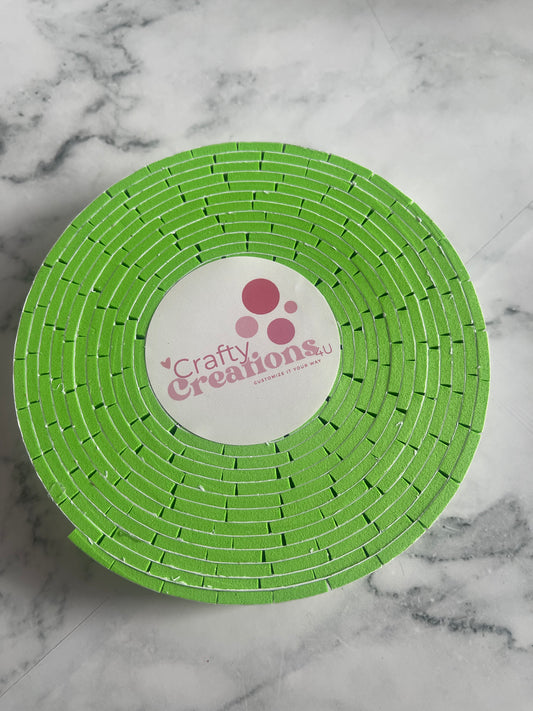 Double Side Foam Tape (3mm) Light Green