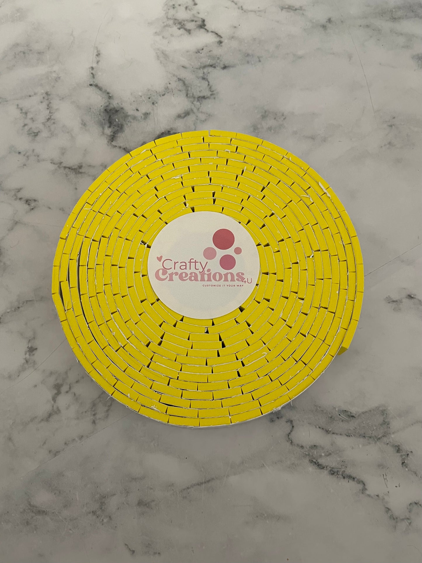 Double Side Foam Tape (3mm) Yellow