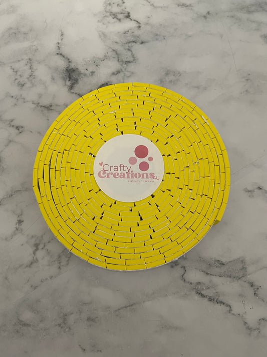 Double Side Foam Tape (3mm) Yellow