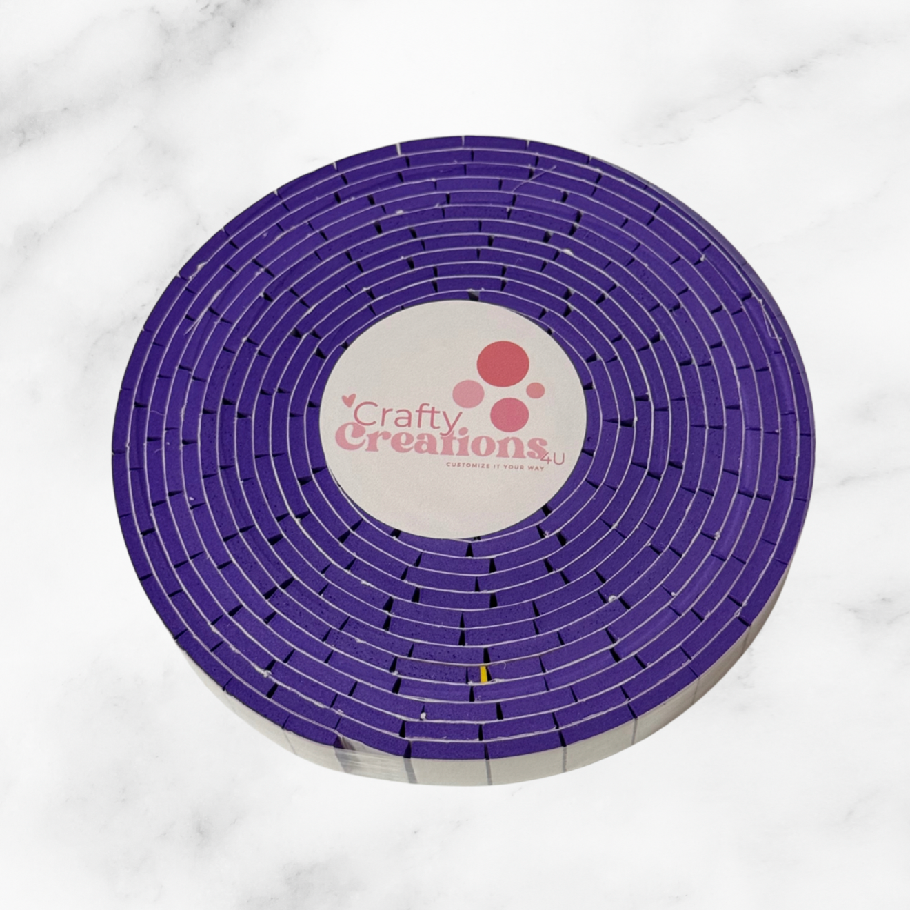Double Side Foam Tape (3mm) Dark Purple